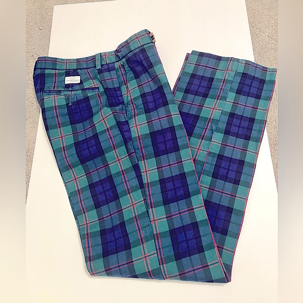 Vineyard Vines Men’s Black Watch Breaker Pant 28x32 VGUC